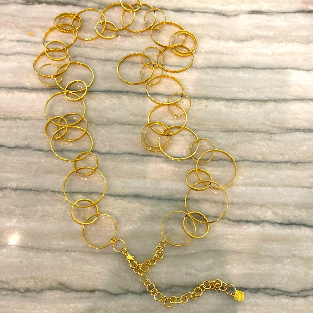 Gold ring belt